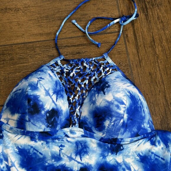 Cupse Freezing Ocean Net One Piece Swimsuit Size XXL NWT - Picture 10 of 11